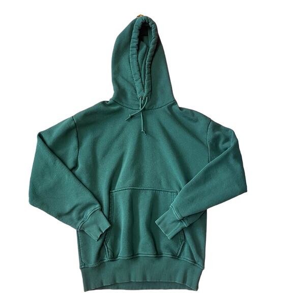 Zara Women’s Forest Green Fleece Hoodie Size Large - Picture 1 of 4